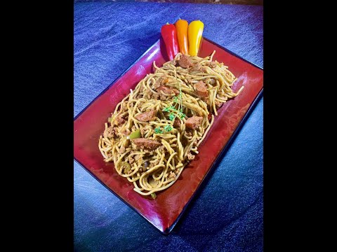 Cooking with Momma T: Haitian Spaghetti with Ground Turkey and Smoked Turkey Sausage