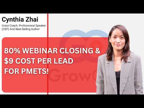 Client testimonial from Cynthia Zhai, Voice Coach, Professional Speaker (CSP) and Best-Selling Author