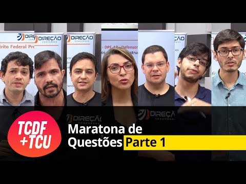 Edital em questões - Maratona TCDF+TCU | Parte 1