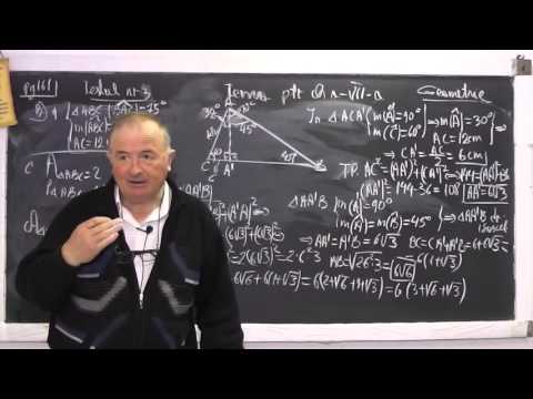 3/3 Lectia 915 Teorema Pitagora - directa si reciproca, Th. fundamentala asemanarii, Puteri Clasa 7