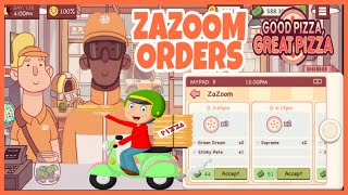 ZAZOOM ORDERS - Good Pizza Great Pizza - Chapter 3