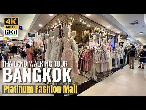Bangkok Wholesale Clothing Market 👗 Platinum Fashion Mall Tour (2nd Floor) [4K HDR]