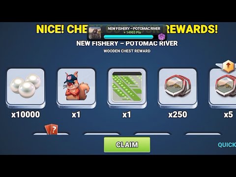 I Got All Rewards For New Fishery ~~POTOMAC RIVER l 13 STAR l FISHING CLASH GAMEPLAY - YouTube