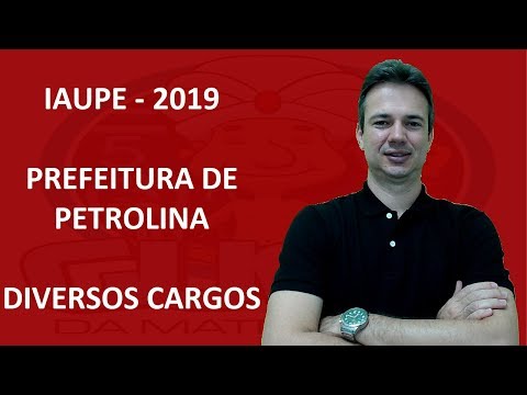 IAUPE19Q005 - IAUPE - 2019 - PREF.  PETROLINA - PROGRESSÃO GEOMÉTRICA (www.gurudamatematica.com.br)