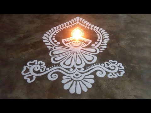 Door Alpona Design/Diwali Alpana Design Easy/Navaratri Special Alpona Design/Natural Alpona.