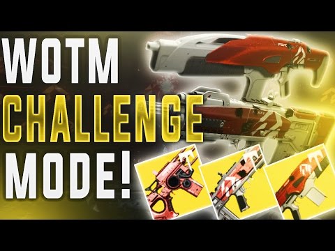 Destiny WRATH OF THE MACHINE CHALLENGE MODES! (Age of Triumph Vosik/Aksis Challenge.)