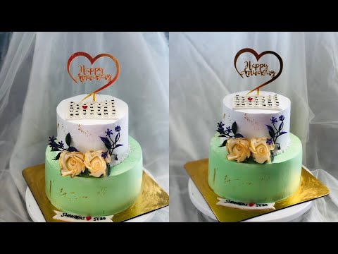 Two Tier chocolate cake // 1 1/2 chocolate cake