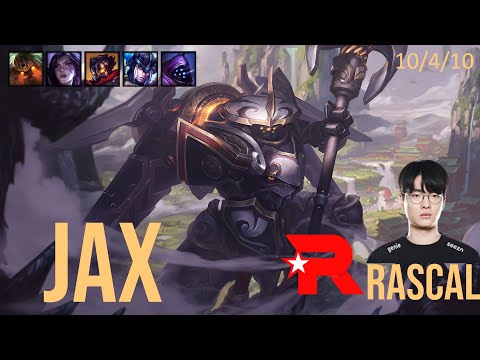 KT Rascal || Jax Gameplay vs Darius || TOP LoL S12