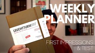 Best Weekly Planner? - Leuchtturm1917 Weekly Planner & Notebook First Impression