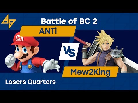 BOBC2 | IMT | ANTi (Mario) vs. FOX MVG | Mew2King (Cloud) | Smash 4 Losers Quarters