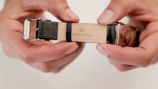 ساعة جلد جراند كلاسيك ميناء أبيض 38