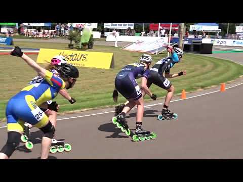 One lap jun a dames 1/4 final4 - KPN NK INLINE SKATEN 2019