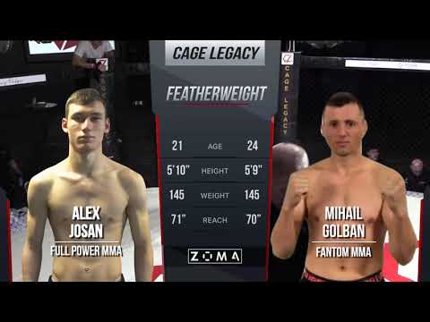 Alex Josan (Full Power) V Mihail Golban (Fantom) - Cage Legacy 13