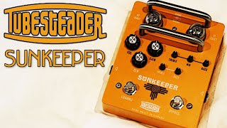 Video thumbnail for Tubesteader Sunkeeper: Orange-Flavoured Tube-Powered Overdrive & Preamp (+IR Modelling) by Joe Perkins