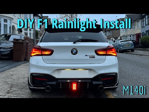 How to install F1 Rain light || BMW M140i F20 || DIY Tutorial || Ali express
