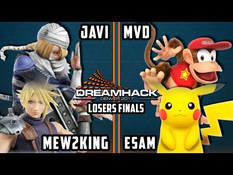 DHDEN17 Smash 4 - FOX MVG | Mew2King & Javi Vs. PG | MVD & PG | ESAM - Wii U Doubles LF