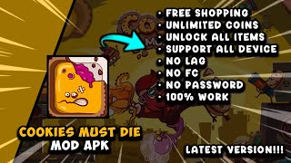 COOKIES MUST DIE MOD APK [ NO PW ] || LATEST VERSION!!!