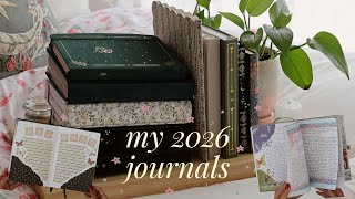 journals I used in 2025 & my 2026 lineup 🪷