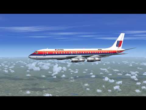 FSX - United Airlines Douglas DC-8-52