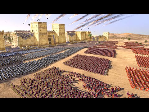 ROME vs XERSES (70K Men - Land Battle & Ambush & Siege) The Fall of PERSIA - Total War ROME 2