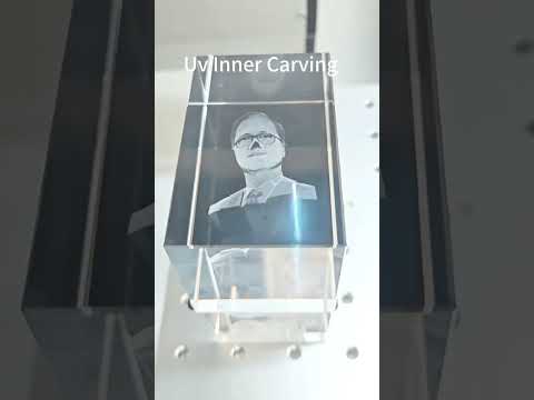 High Precision UV Laser Crystal Engraving Machine for 3D Inner Laser Etching#UV laser engraving