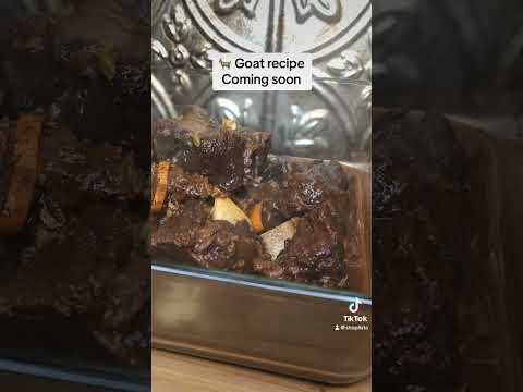 Subscribe for the recipe!!! Caribbean Island Goat 🐐/ chivo guisado estilo Dominicano Isla caribeña!