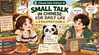 Small Talk in Chinese for Daily Life | Chinese Daily Podcast | 日常生活中的中文闲聊 | HSK 1–2
