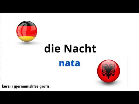 Fjalë Gjermanisht - Shqip // Mëso Gjermanisht A1 - A2 - B1