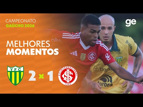 Gols e lances de Ypiranga-RS x Internacional
