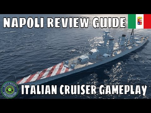 TierX Italian Heavy Cruiser Napoli World of Warships Wows Review Guide