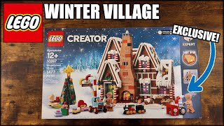 This LEGO Set is SWEET! Winter Village Gingerbread House 10267 (2019) Build & Review!