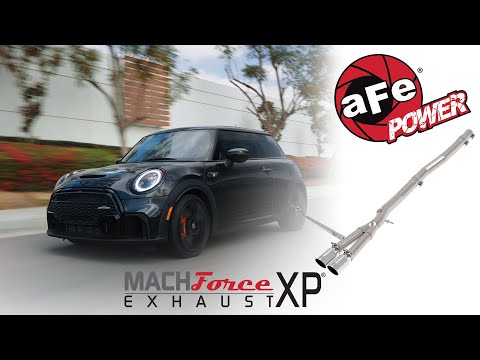 aFe 14-24 Mini Cooper S MACH Force-Xp 3in to 2-1/2in 304SS Cat-Back Exhaust w/ Black Tip