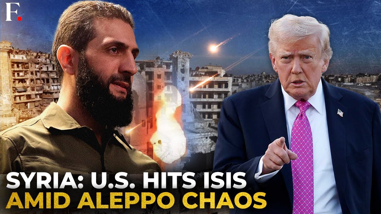 Syria: Team Trump Strikes ISIS Targets, Chaos in Aleppo as Kurdish-led SDF Withdraws | N18G
