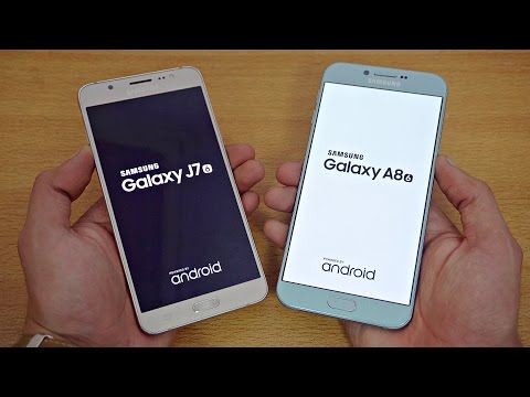 Samsung Galaxy A8 (2016) vs Galaxy J7 (2016) - Speed Test! (4K)