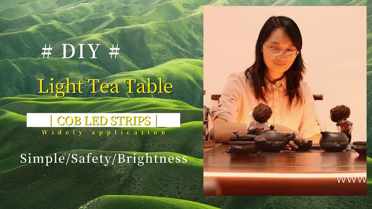 Use lighting to create an atmospheric tea table best 1