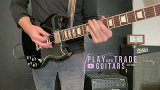 Video thumbnail for PARANOID GUITAR MEDLEY Ionni Riffs on a Epiphone Elitist '61 SG by Play and Trade Guitars