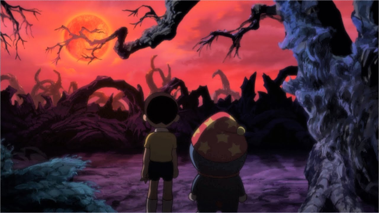 【え？】ドラえもん「月が真っ赤だ。血みたいに真っ赤だ」【のび太の新魔界大冒険】