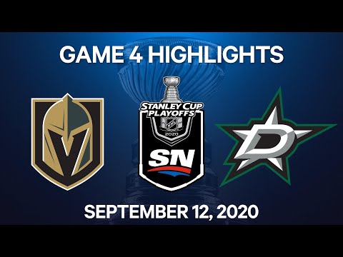 NHL Highlights | 3rd Round, Game 4: Golden Knights vs. Stars – Sep. 12, 2020