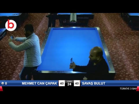 MEHMET CAN ÇAPAK & SAVAŞ BULUT Bilardo Maçı - 2019 - TÜRKİYE 1.LİGİ-FİNAL