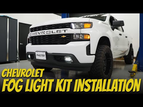 2019-2021 Chevrolet Silverado Fog Light Kit - Phastek Install