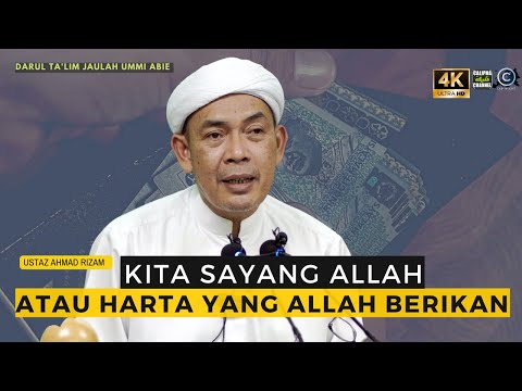 USTAZ AHMAD RIZAM - KAU SAYANG DUIT ATAU SAYANG ALLAH, DULU KAU MISKIN ALLAH YANG BERI REZEKI