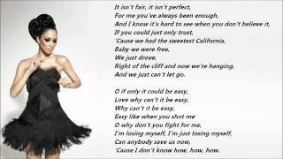 Nicole Scherzinger - AmenJena /\ Lyrics On A Screen