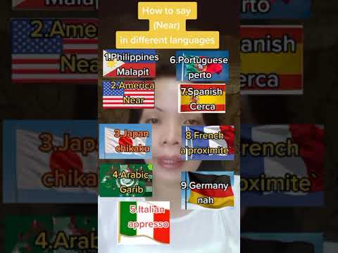 How to say"Near"in 9 different languages#feltv#short