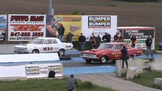preview picture of video 'GLD - Olympics of Drag Racing - NSS - Plymouth vs Plymouth - Day 1 - 5-25-13'
