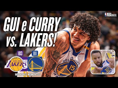WARRIORS beat LAKERS in Preseason - HIGHLIGHTS