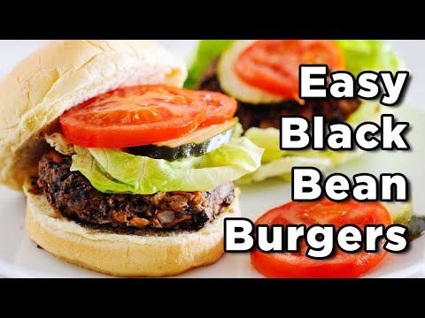 Easy Black Bean Veggie Burgers | Best Veggie Burger EVER
