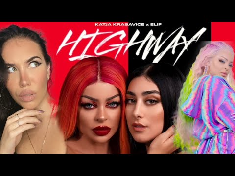 FEMALE DJ REACTS TO GERMAN MUSIC 🇩🇪 KATJA KRASAVICE x ELIF - HIGHWAY (REAKTION/REACTION)