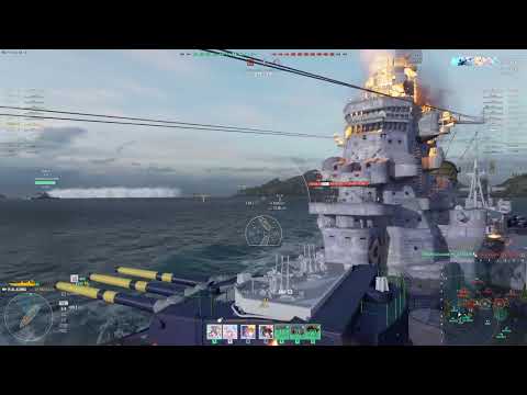 World of Warships: 1 Round of T9 AL Azuma (Hehe, that's it~)