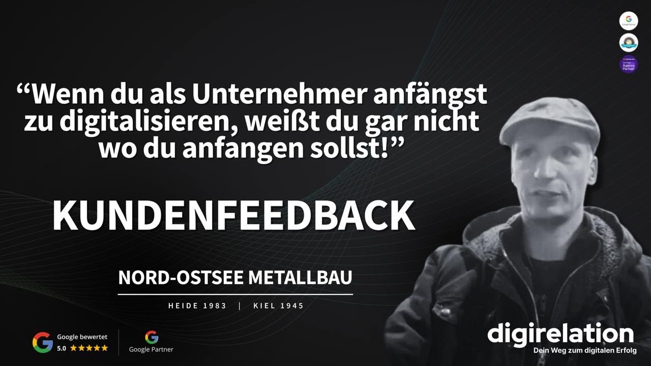 Digitalisierung als KMU in der Handwerksbranche - Nord-Ostsee Metallbau GmbH