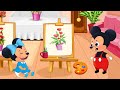 Tekenfilms Nederlands Gesproken Mickey Mouse En Knabbel En Babbel En Donald Duck Aflevering 13